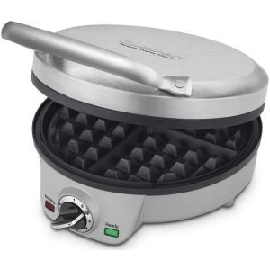 Cuisinart Stainless-Steel Nonstick Waffle Iron for Making Belgian Waffles: Model WAF-200
