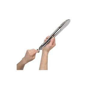 Norpro 9 In. Stainless Steel Locking Serving Tongs - Dazey's Supply