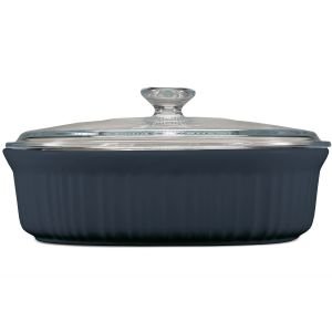 CorningWare French Colors 2.5 Quart Oval Baking Dish | Navy