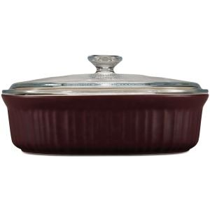 CorningWare French Colors 2.5 Quart Oval Baking Dish | Cabernet
