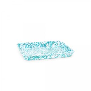 Crow Canyon Small Rectangle Tray | Turquoise