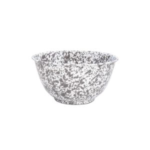 Crow Canyon 5qt Large Salad Bowl | Grey Splatter