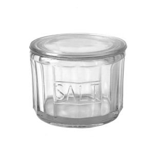 Creative Co-Op Pressed Glass Salt Cellar