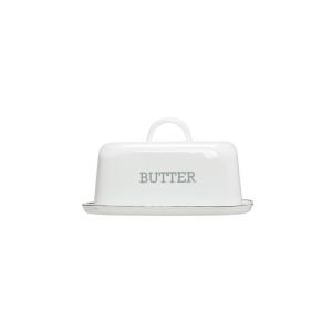 Creative Co-Op Enameled Butter Dish