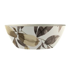 image shows Tarhong Bali Leaves 37oz Cereal Bowl against a blank, white background
