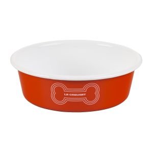 Le Creuset 4-Cup Medium Dog Bowl | Orange
