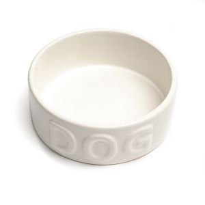Park Life Designs | Classic Dog Pet Bowl (White)
