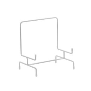 image shows Tripar International Large Square Wire Bowl & Platter Stand | White against a blank, white background