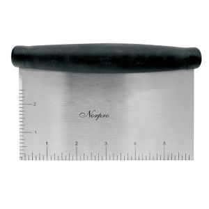 image shows Norpro Grip-EZ Chopper & Scraper | Black against a blank, white background