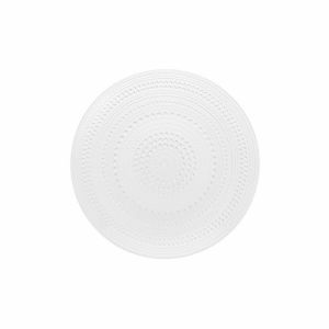 image shows Fortessa Jupiter 10.5" Dinner Plate | Clear against a blank, white background