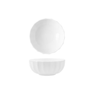  image shows Fortessa Blyss Bone China 4.7" Cereal Bowl (11oz) | White against a blank, white background