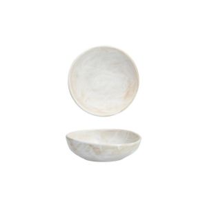 image shows Fortessa Cloud Terre Collection No. 2 Tomas 6" Bowl | White against a blank, white background