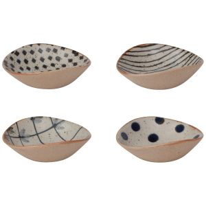 image shows Danica Heirloom Element 2oz Dipping Dish (Set of 4) (Unite) against a blank, white background