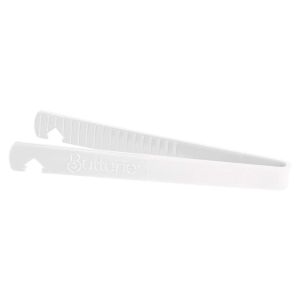 image shows Butterie Toaster Tong | White against a blank, white background