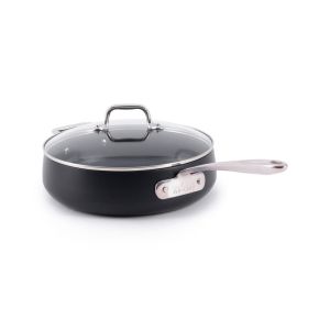 HA1 Expert Hard Anodized Nonstick Saute Pan with Lid (4 Quart