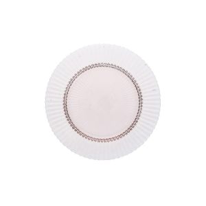 image shows Fortessa Archie 10.6" Dinner Plate | Pink against a blank, white background