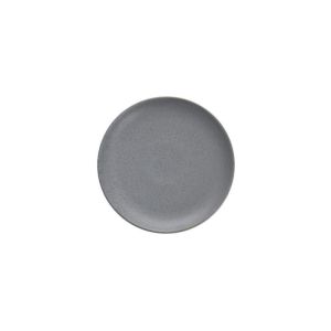 image shows Fortessa Sound 8.25" Coupe Salad Plate | Cement   against a blank, white background