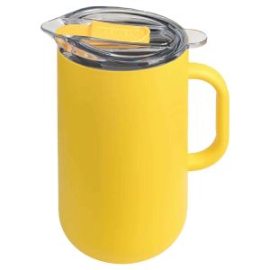 image shows Served 66oz Insulated Drinkware Pitcher | Saffron  against a blank, white background