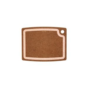 mage shows Epicurean Gourmet Series Small Cutting Board | Nutmeg/Natural  against a blank, white background