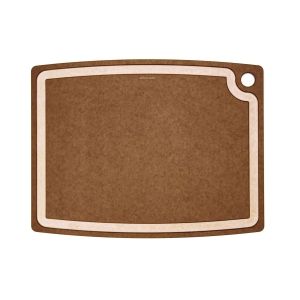 image shows Epicurean Gourmet Series Large Cutting Board | Nutmeg/Natural against a blank, white background