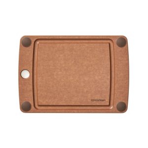 Epicurean All-in-One Series Cutting Board 10" × 7"| Nutmeg/Brown