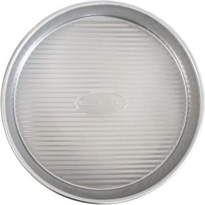 image shows USA Pan 8" Round Cake Pan against a blank, white background