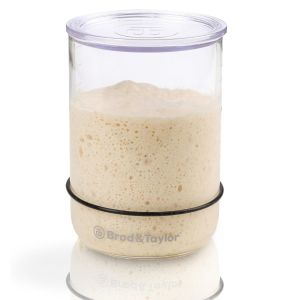 image shows Brod & Taylor Sourdough Starter Jar  against a blank, white background