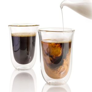 image shows Brod & Taylor Double-Wall 7.5oz Latte Glasses | Set of 2 against a blank, white background