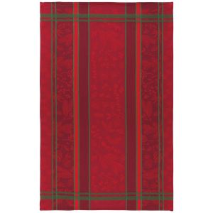 image shows Now Designs by Danica Jacquard Dishtowel | Winterberry  against a blank, white background