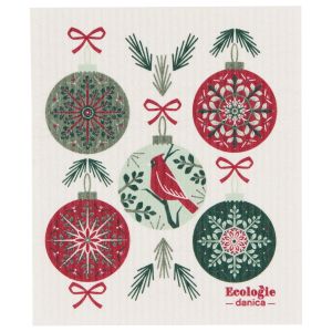 image shows Ecologie by Danica Swedish Sponge Dish Cloth | Good Tidings against a blank, white background