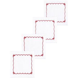 image shows Danica Jubilee Cocktail Napkins (Set of 4) | Bowtique against a blank, white background