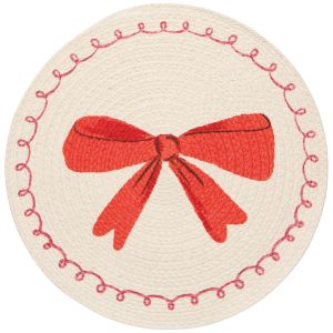 image shows Danica Jubilee Braided Placemat | Bowtique against a blank, white background