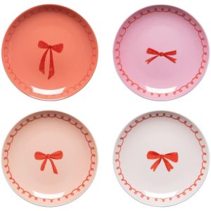image shows Danica Jubilee Appetizer Plates (Set of 4) | Bowtique against a blank, white background