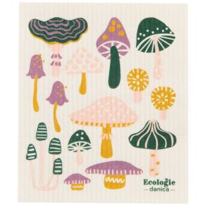 image shows Ecologie by Danica Swedish Sponge Dish Cloth | Mushroom Gems against a blank, white background