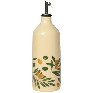 image shows Now Designs by Danica 16oz Cruet | Olive Oil  against a blank, white background