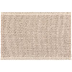 image shows Danica Heirloom Lattice Placemat | Dove Gray against a blank, white background