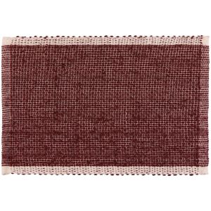 image shows Danica Heirloom Lattice Placemat | Garnet  against a blank, white background