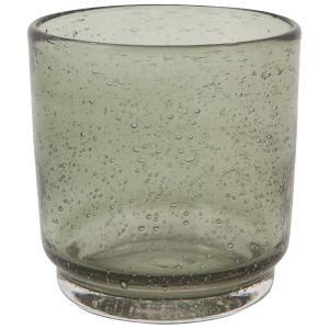 image shows Danica Heirloom 12oz Short Bubbled Tumbler | Agave  against a blank, white background