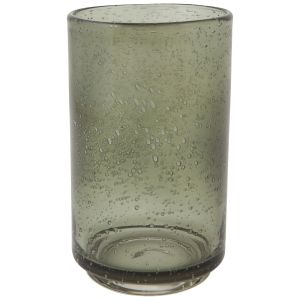 image shows Danica Heirloom 17oz Tall Bubbled Tumbler | Agave against a blank, white background