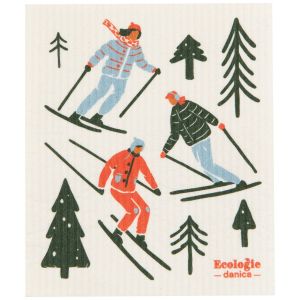 image shows Ecologie by Danica Swedish Sponge Dish Cloth | Ski Ya Later against a blank, white background