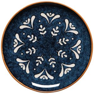 image shows Danica Heirloom 6.5" Appetizer Plate | Nightbloom against a blank, white background
