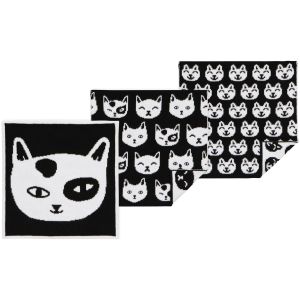 image shows Danica Jubilee Knit Dishcloth (Set of 3) | Feline Fine  against a blank, white background