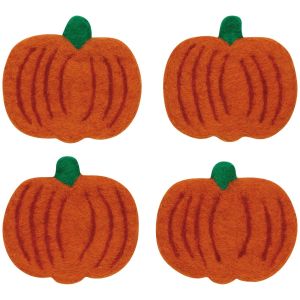 image shows Danica Jubilee Felt Wool Coasters (Set of 4) | Hallows' Eve  against a blank, white background