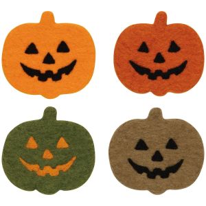 image shows Danica Jubilee Felt Wool Coasters (Set of 4) | Boo Crew  against a blank, white background