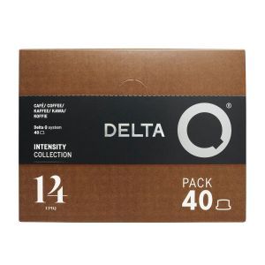 image shows Delta Q EpiQ 40 Coffee Capsules  against a blank, white background