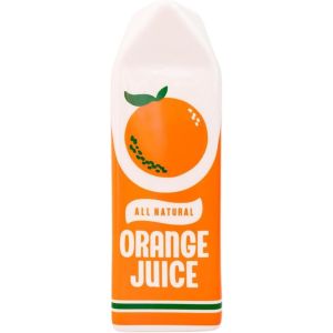 image shows ban.do Rise and Shine Vase | Orange Juice against a blank, white background