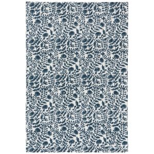 image shows Danica Heirloom Block Print Waffle Dishtowel | Jasmine  against a blank, white background