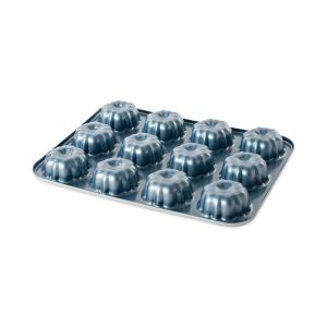image shows Nordic Ware Mini Bundt Cupcake Pan against a blank, white background
