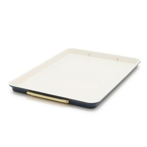 image shows GreenPan Reserve Healthy Ceramic Nonstick Bakeware Half Sheet Pan | Twilight  against a blank, white background