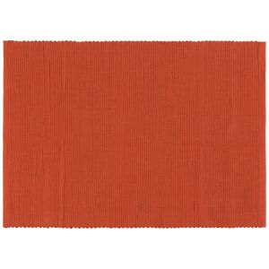 image shows Now Designs by Danica Spectrum Placemat | Rust against a blank, white background
